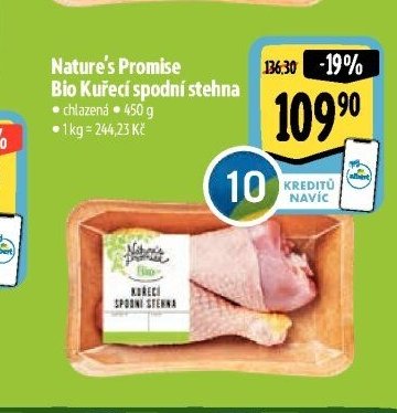Nature's Promise Bio Kuřecí spodní stehna