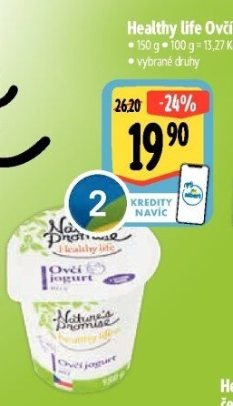 Bílý jogurt ovčí Healthy life Nature'