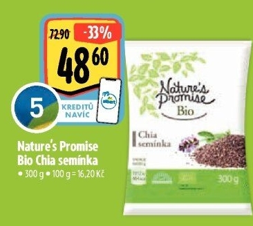 Chia semínka bio Nature'