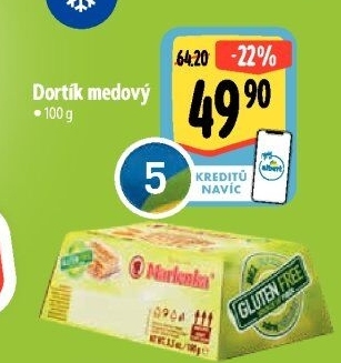 Dortík bez lepku Marlenka