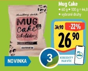 Dortík do hrnečku Mug cake Nominal