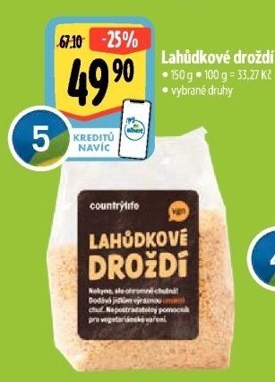 Droždí lahůdkové Country Life