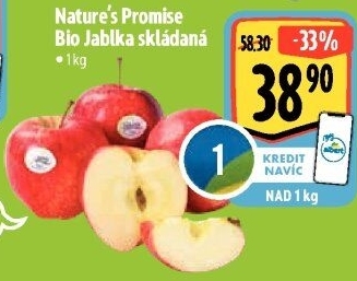 Jablka Gala bio Nature'