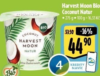 Jogurt rostlinný bio bez laktózy Harvest Moon