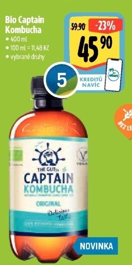 Kombucha Zero Bio Captain Kombucha