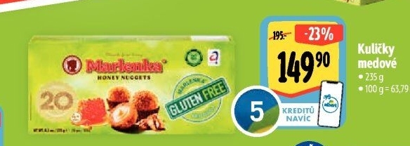 Kuličky bez lepku Marlenka