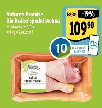 Kuřecí stehna bio Nature'