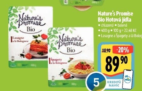 Lasagne Bolognese bio Nature'