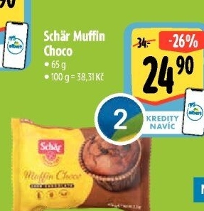 Muffiny bez lepku Schär