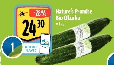 Okurka hadovka bio Nature'
