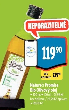 Olivový olej bio Nature'