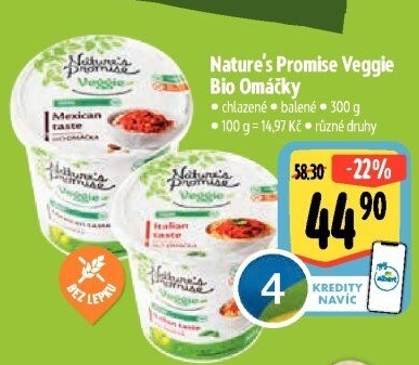 Omáčky bio Veggie Nature'