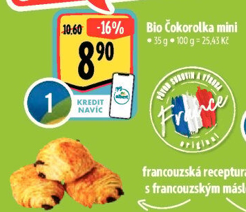 Rolka čokoládová bio