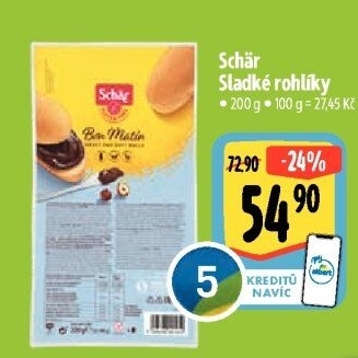 Sladké rohlíky bez lepku Bon Matín Schär