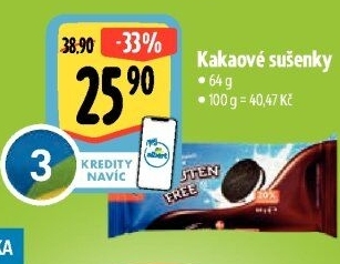 Sušenky bez lepku Bob'