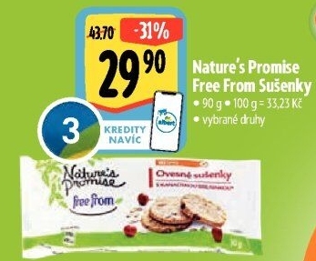 Sušenky Free From Nature'
