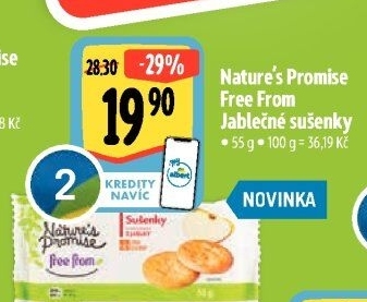 Sušenky Free From Nature'