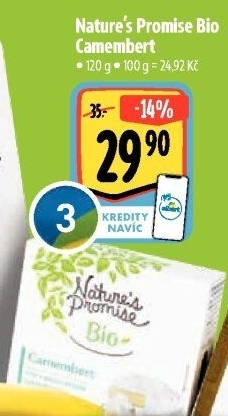 Sýr Camembert bio Nature'