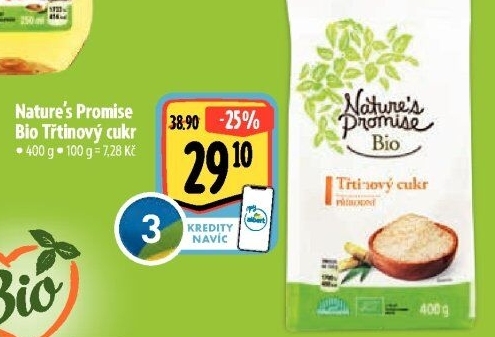 Třtinový cukr bio Nature'