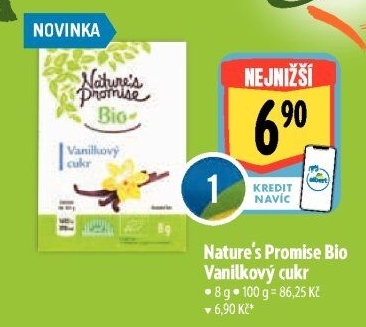 Vanilkový cukr bio Nature'