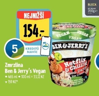 Zmrzlina v kelímku Vegan Ben&amp