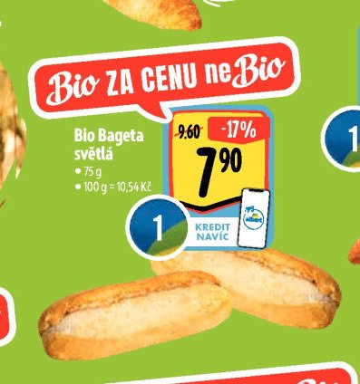 Bio Bageta světlá