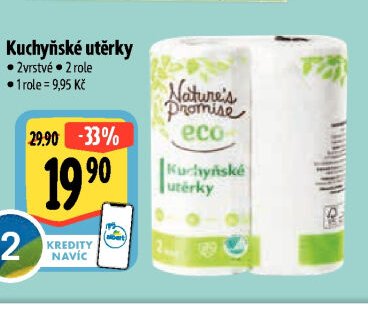 Nature's Promise eco Kuchyňské utěrky
