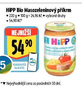 HiPP Bio Masozeleninový příkrm
