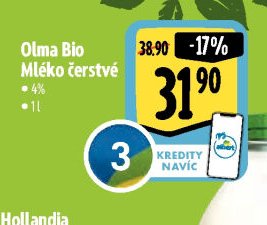 Olma Bio Mléko čerstvé