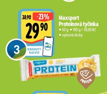 Maxsport Proteinová tyčinka