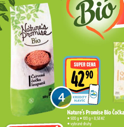 Čočka bio Nature'