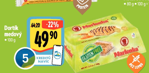 Dortík bez lepku Marlenka