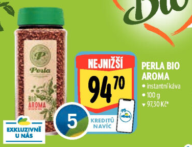 Instantní káva bio Aroma AH Perla