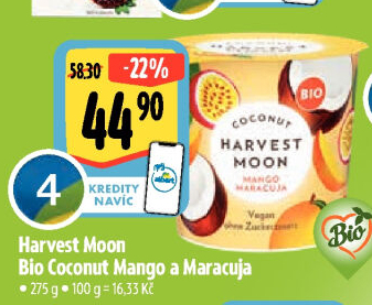 Jogurt rostlinný bio bez laktózy Harvest Moon