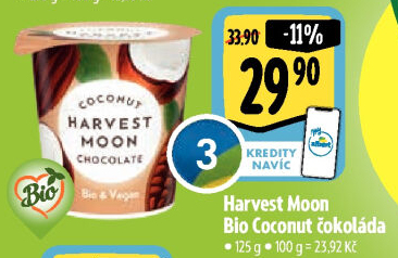 Jogurt rostlinný bio bez laktózy Harvest Moon