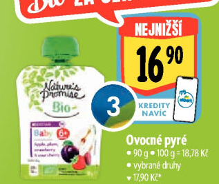 Kapsička ovocná 100% Bio Baby Nature'
