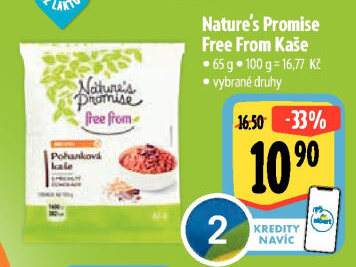 Kaše bez lepku Free From Nature'