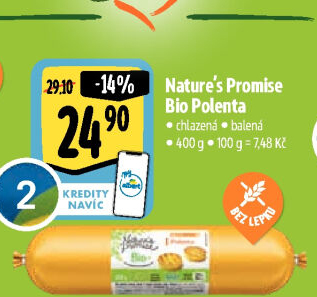 Knedlík polenta bio Nature'