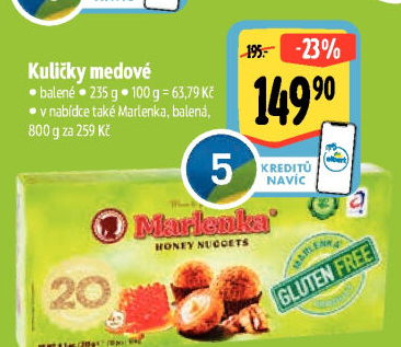 Kuličky bez lepku Marlenka