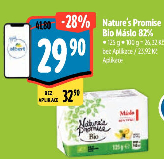Máslo bio Nature'
