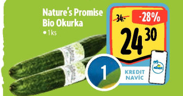 Okurka hadovka bio Nature'