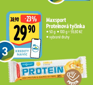 Proteinové tyčinky Maxsport