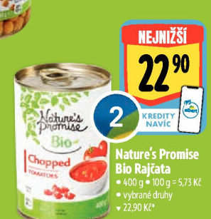 Rajčata bio Nature'
