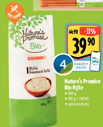 Rýže bio Nature'