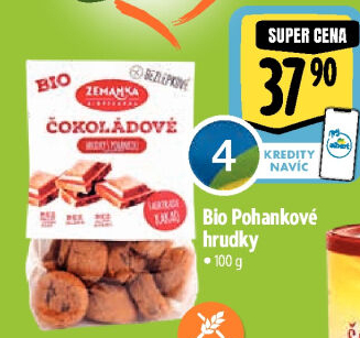Sušenky hrudky bez lepku bio Biopekárna Zemanka