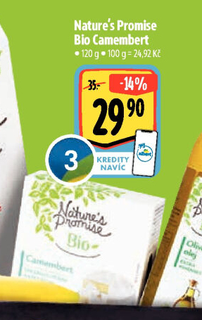 Sýr Camembert bio Nature'