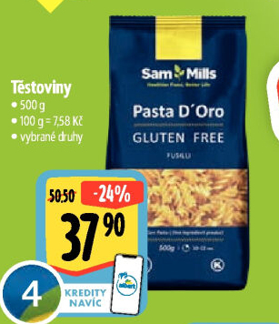 Těstoviny bez lepku Sam Mills
