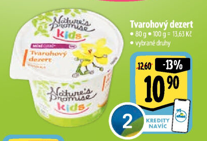 Tvarohový dezert Kids Nature'