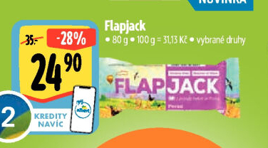 Tyčinka bez lepku Flapjack Brynmor Country Life