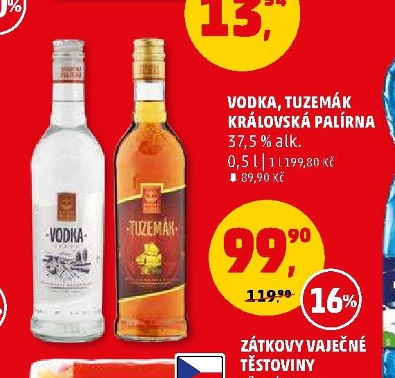 Vodka, Tuzemák Královská palírna